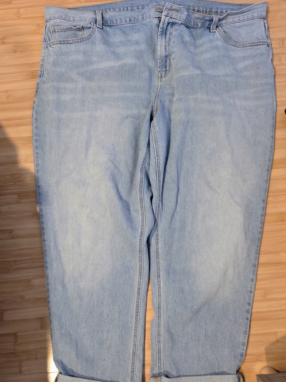 Old Navy Light Wash Mid Rise Boyfriend Jeans Size 22 Plus Size